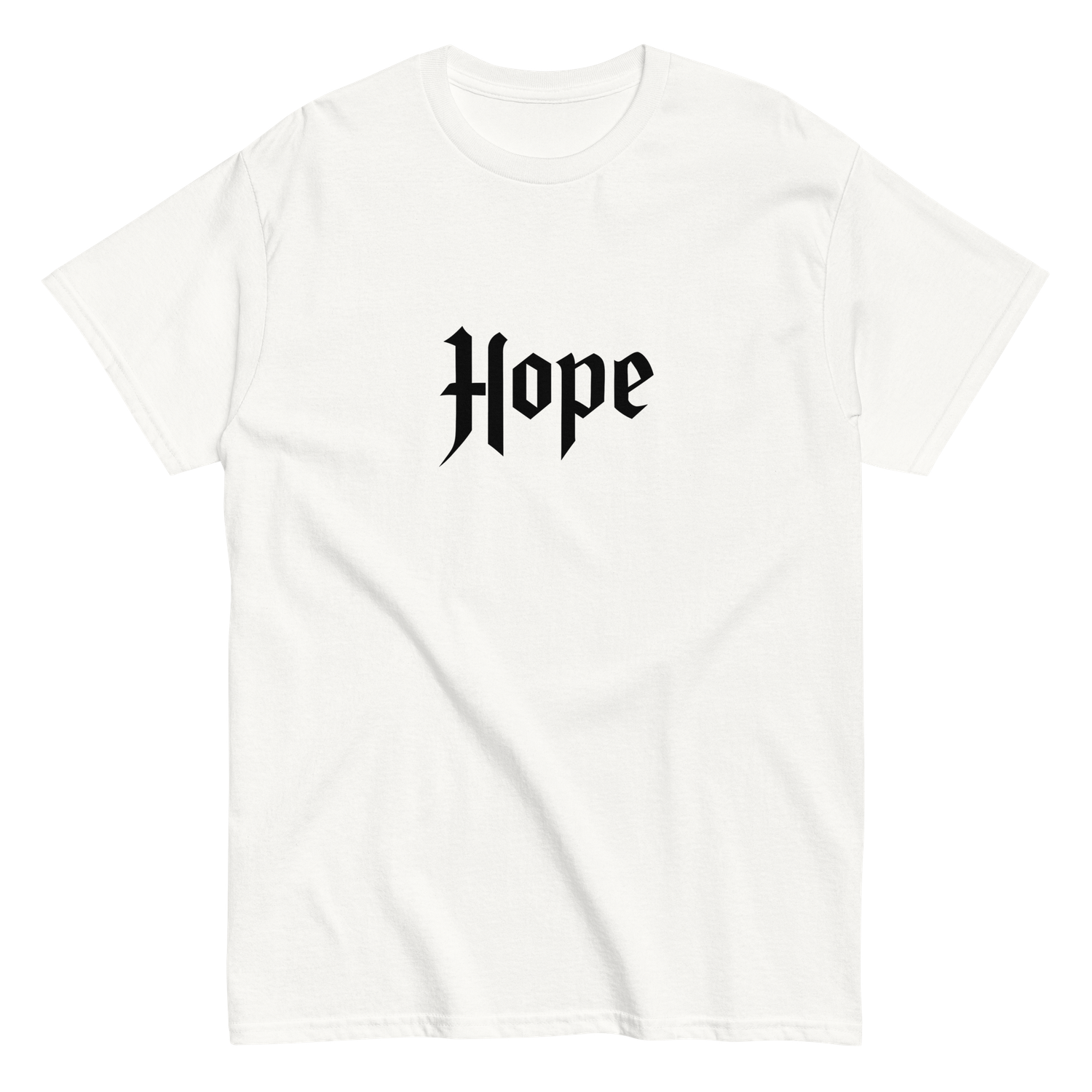 T-shirt white &quot;Hope&quot;