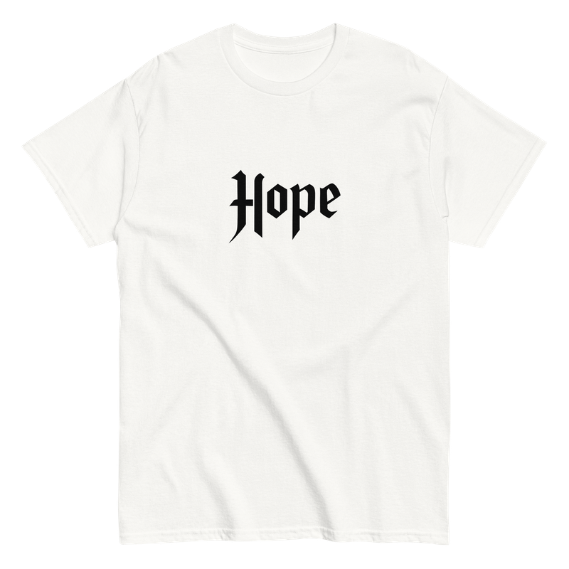 T-shirt white &quot;Hope&quot;