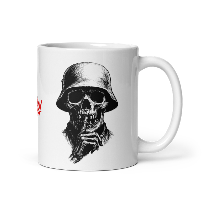 White mug &quot;Ssshh&quot;