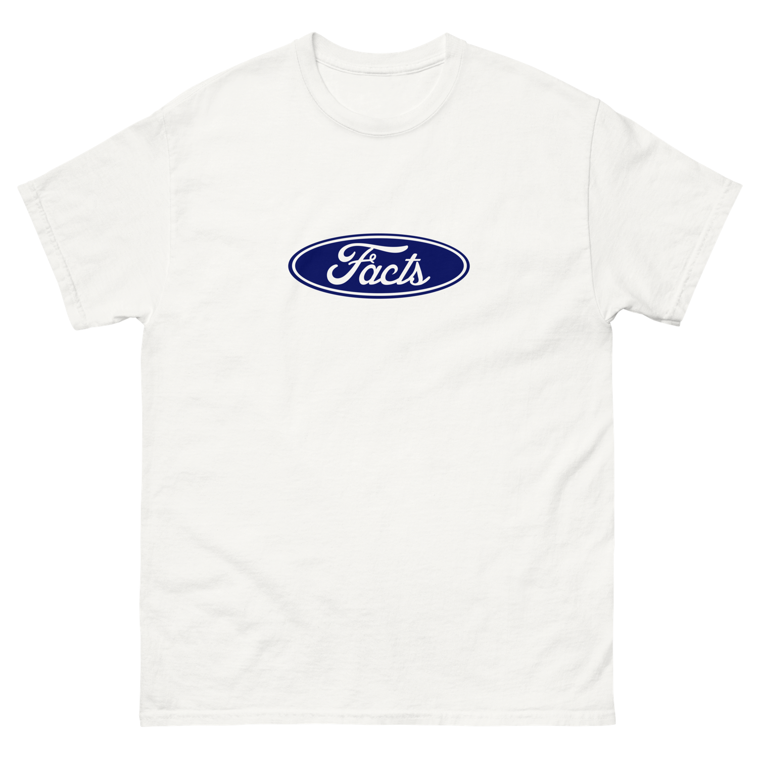 "Facts" white t-shirt