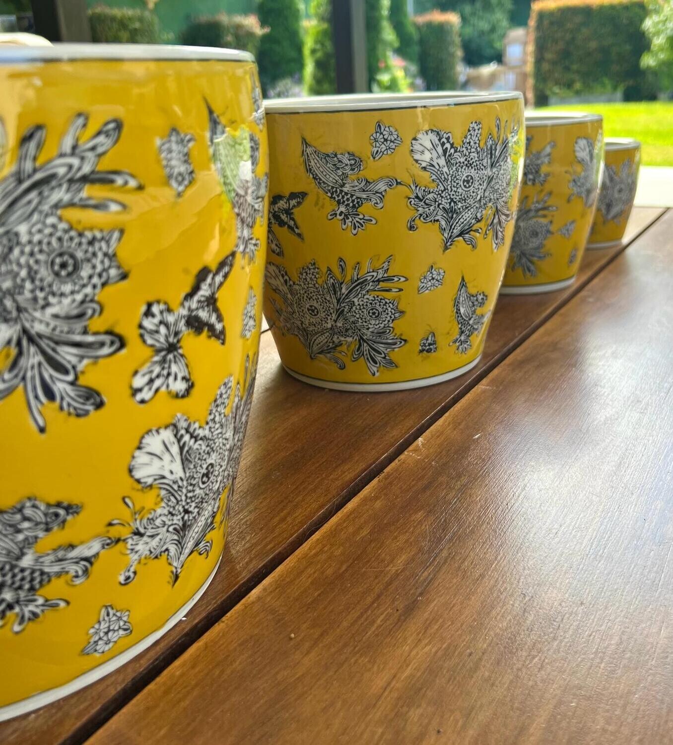 Maceta Crisantemo - Amarillo