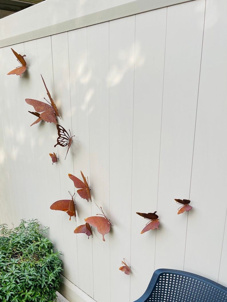 Siluetas Mariposas x5