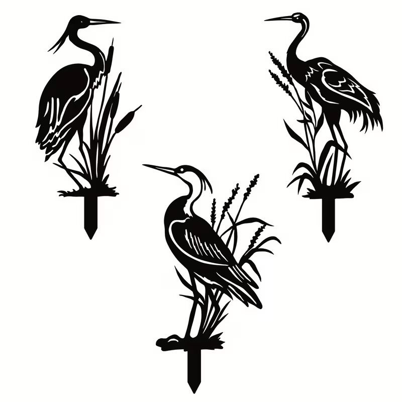 Siluetas Garzas x3