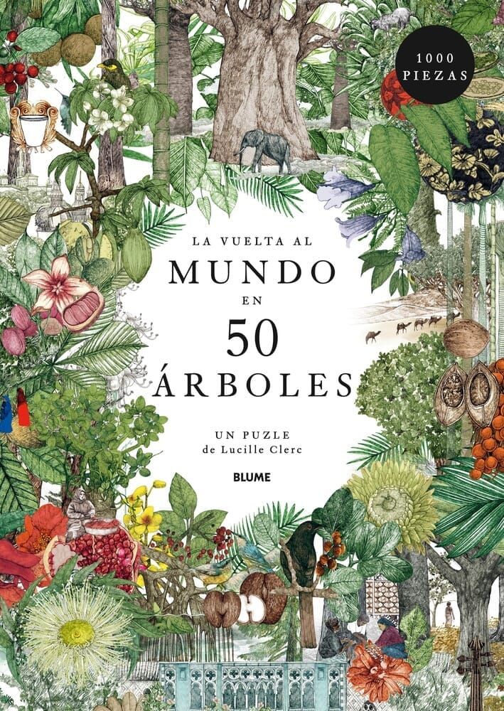 Vuelta al mundo en 50 árboles , puzzle