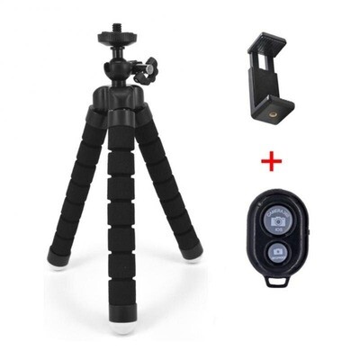 Mini Flexible Mobile Phone Tripod with Control