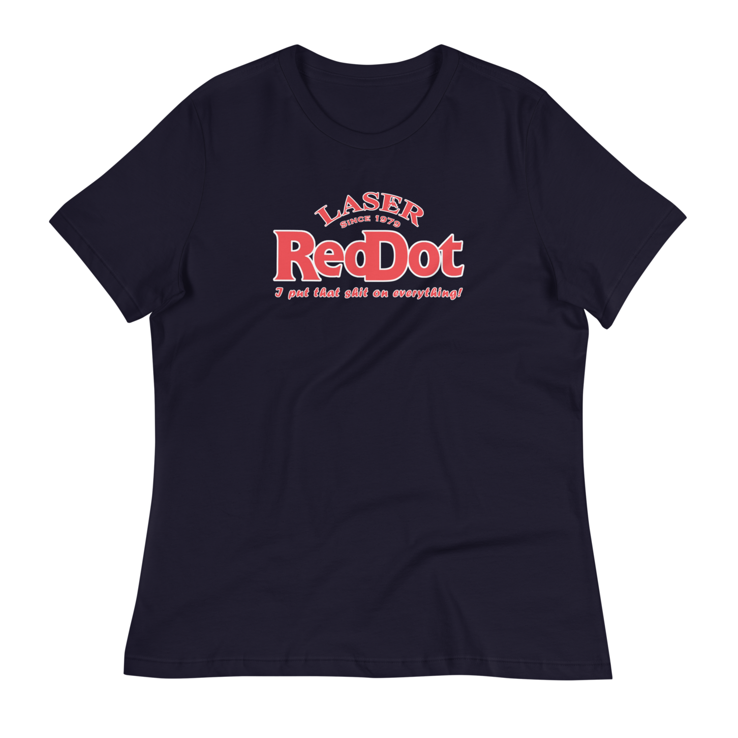 Laser Red Dot - Women's Premium, Color: Navy, Size: S