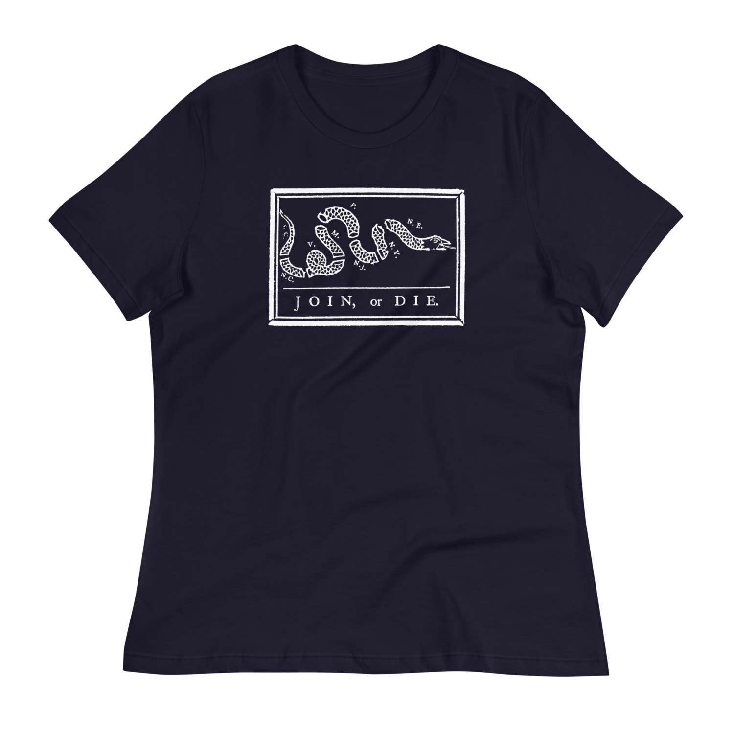 Join, Or Die - Women's Premium, Color: Navy, Size: S