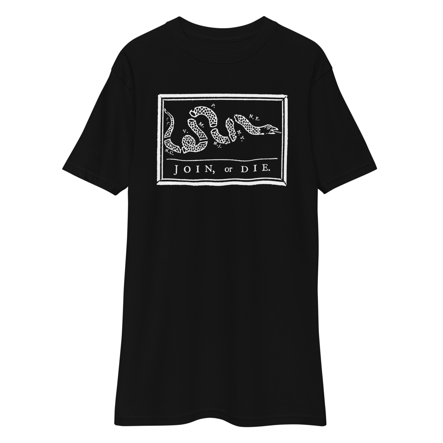 Join, Or Die - Men's Premium, Color: Black, Size: S
