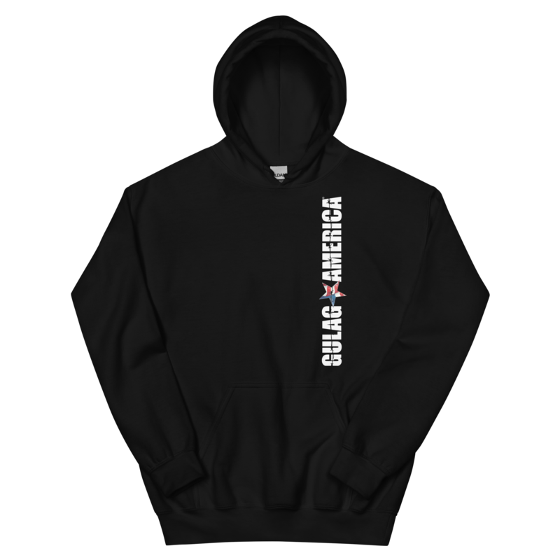 Gulag America Vertical Logo RWB Star