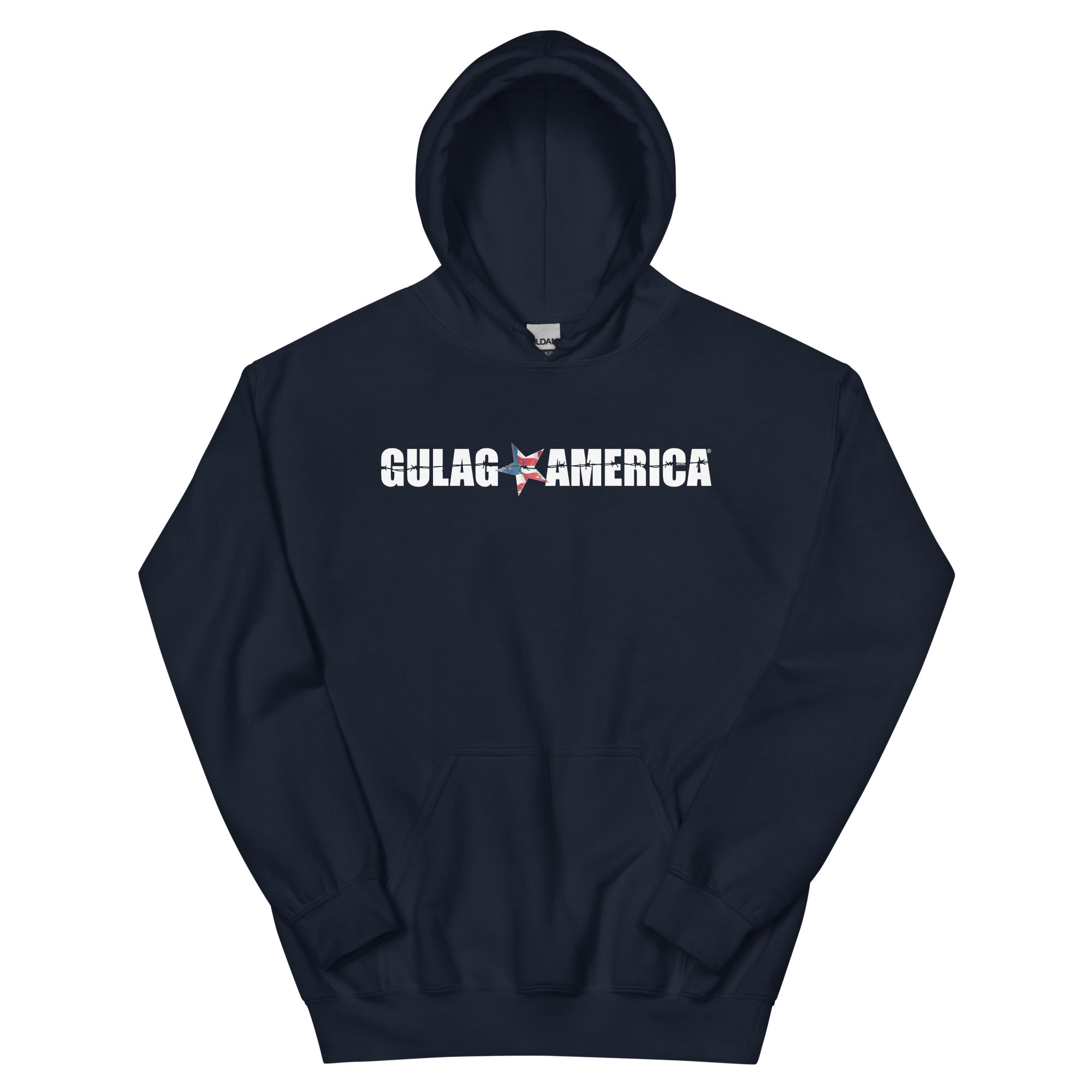Gulag America Horizontal Logo RWB Star