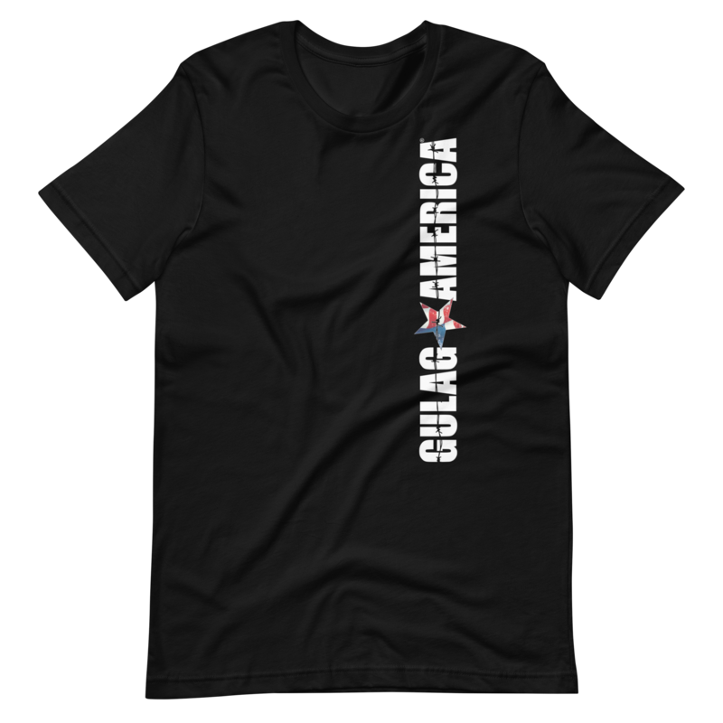 Gulag America Vertical Logo RWB Star