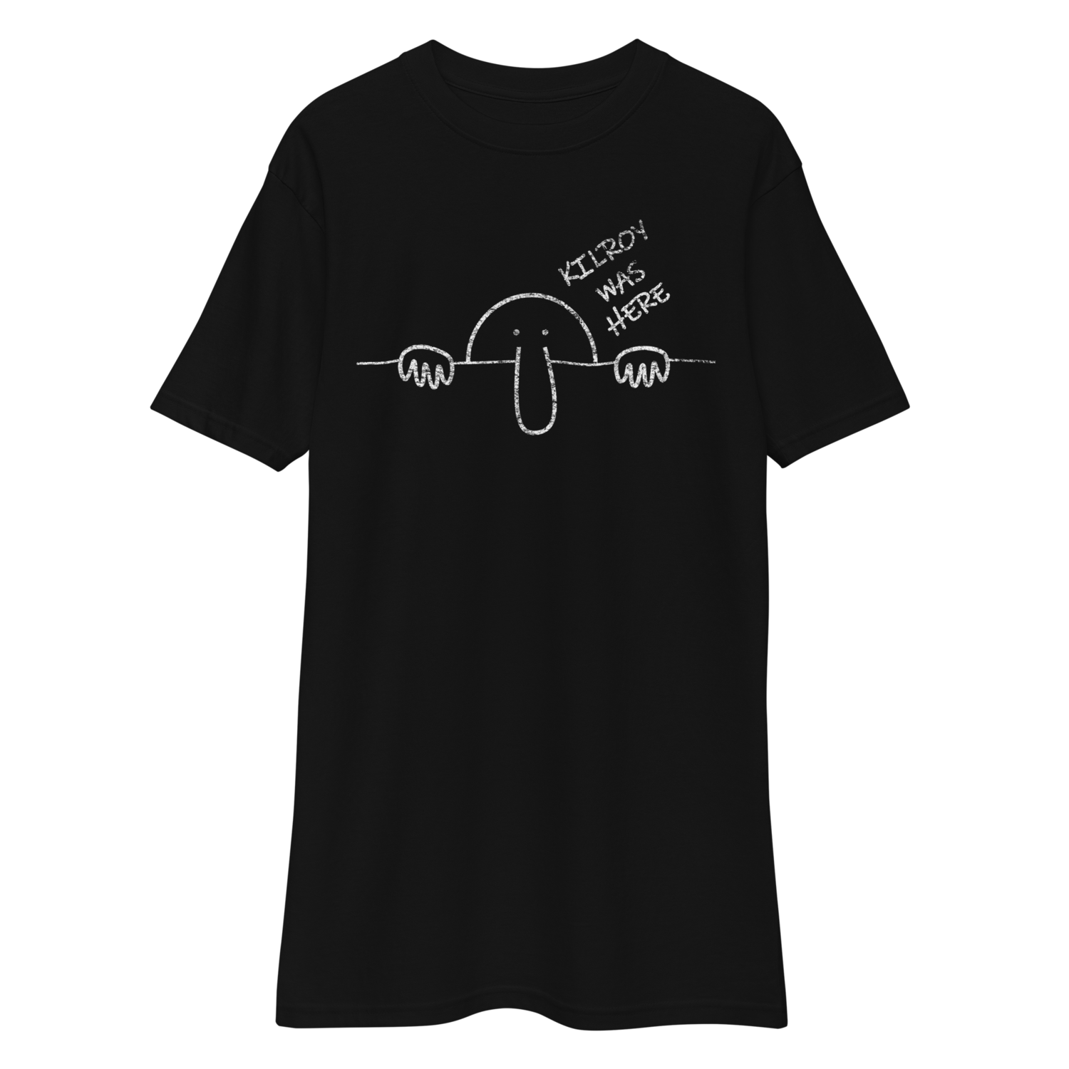 Kilroy Was Here - Men’s Premium, Color: Black, Size: S