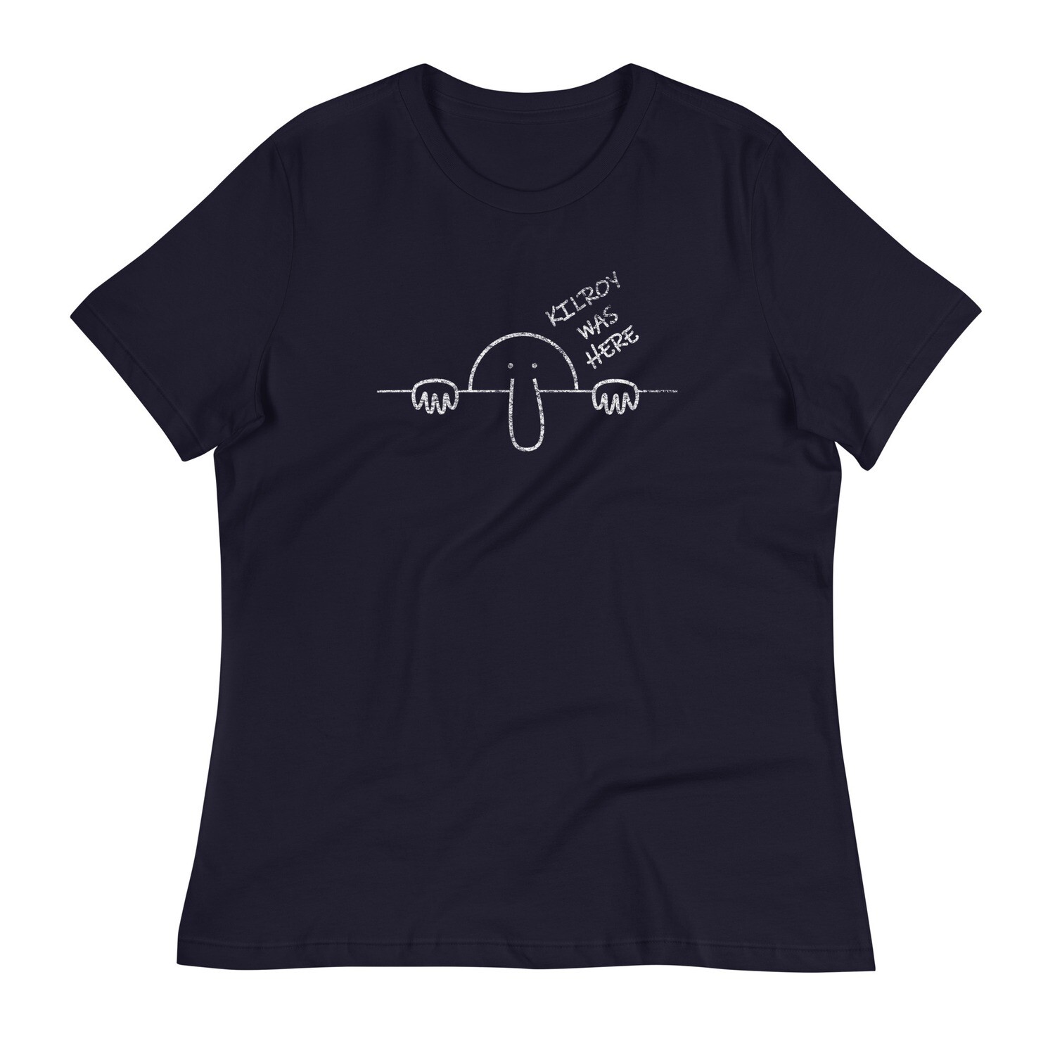 Kilroy Was Here - Women's Premium, Color: Navy, Size: S