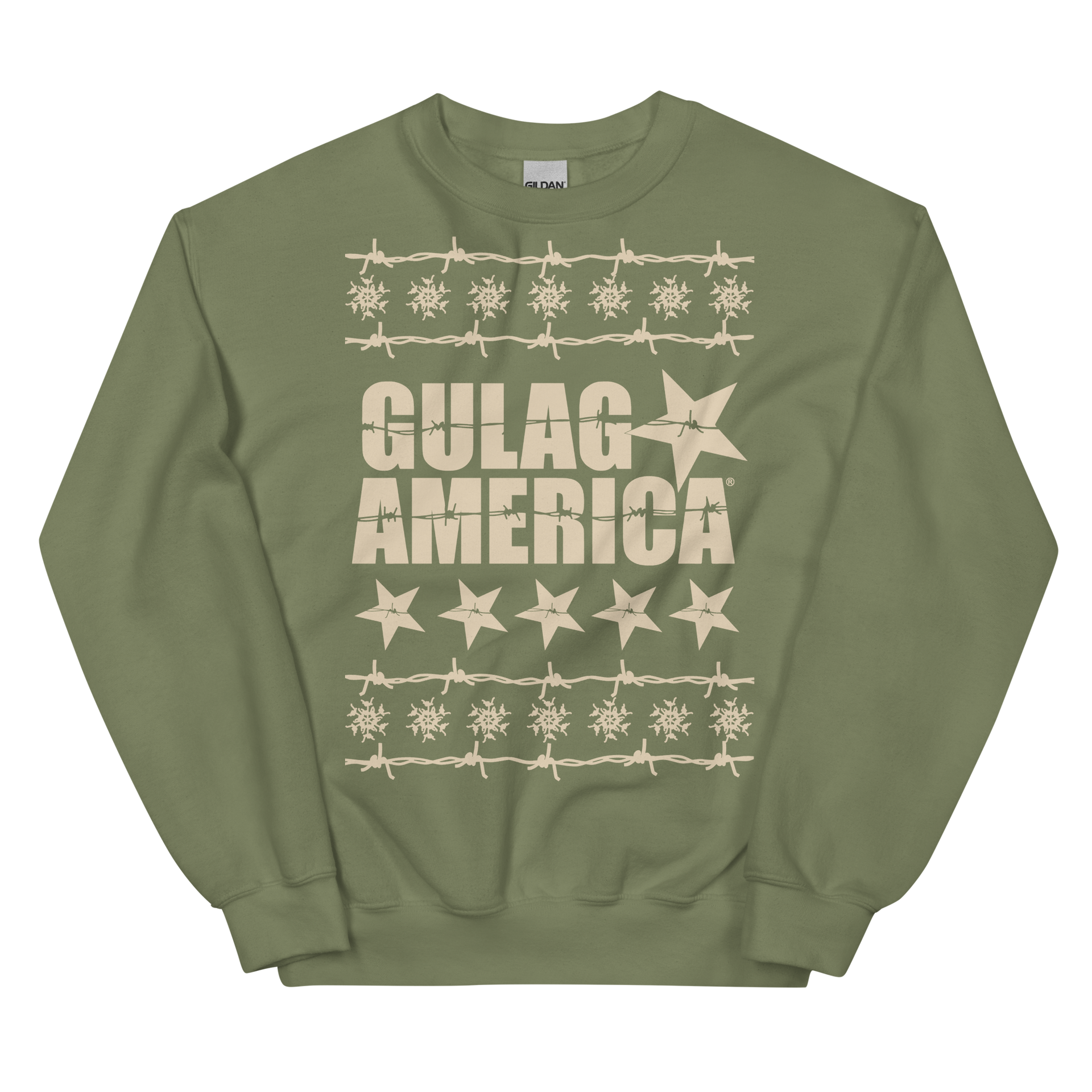 Gulag America Ugly Christmas Sweatshirt - Tactical