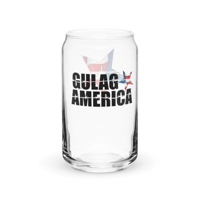 Gulag America Can-shaped Glass
