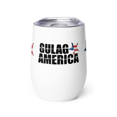 Gulag America Wine Tumbler