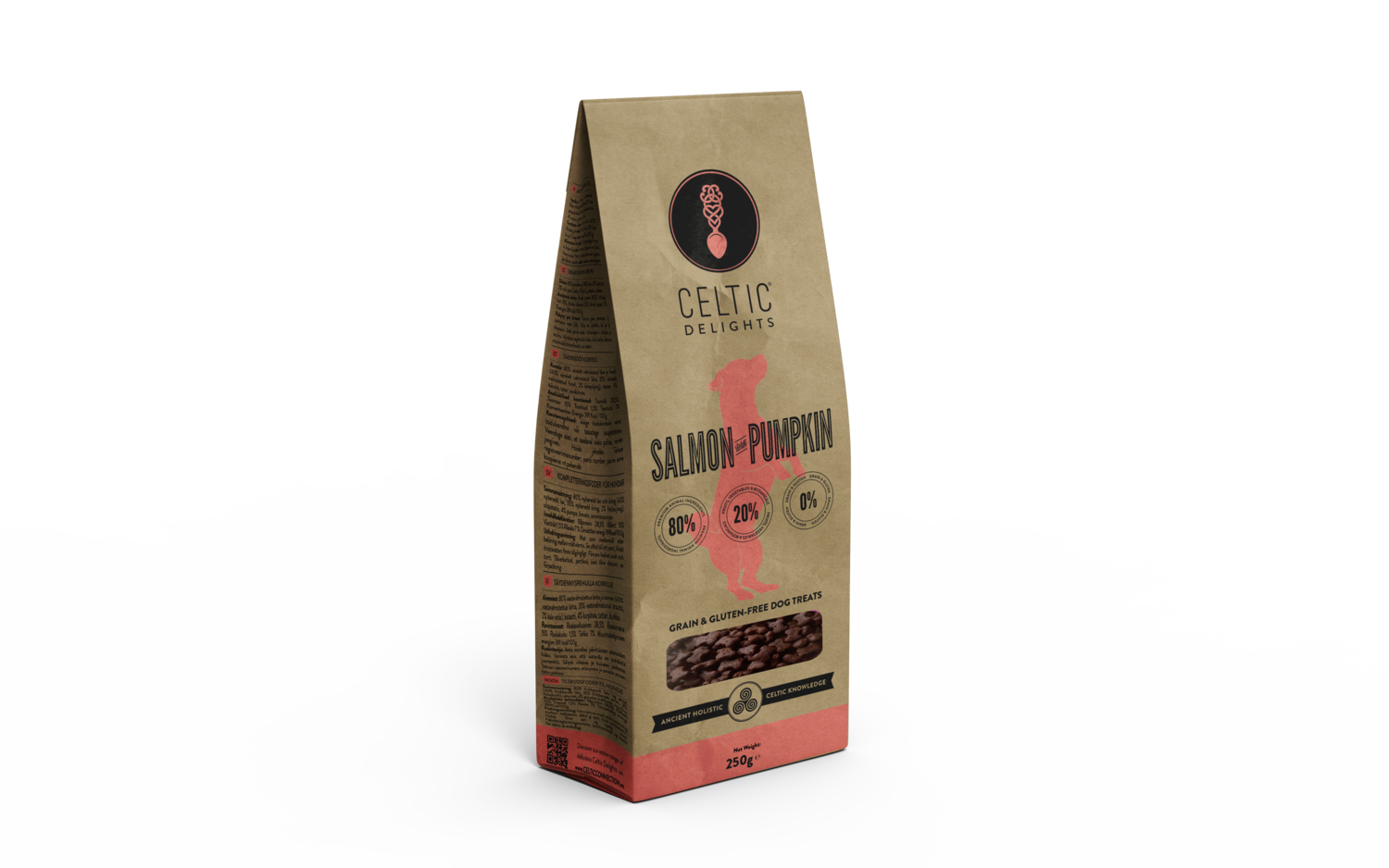 Salmon with Pumpkin Treats, Package Size: 250 grams