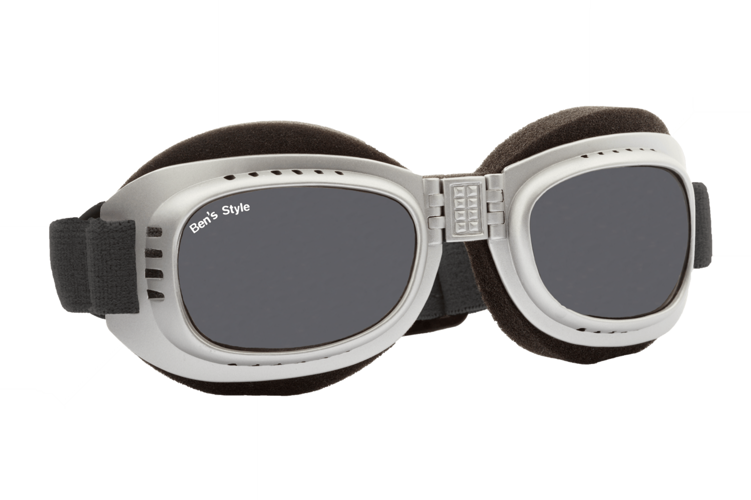 Hot I M -
Hundeschutzbrille Größe M
- Fassung: Chrom, Gläser: Grau
Größe/Gesamtgewicht: Länge: 16,5 cm, Breite: 4,7 cm / 44 g