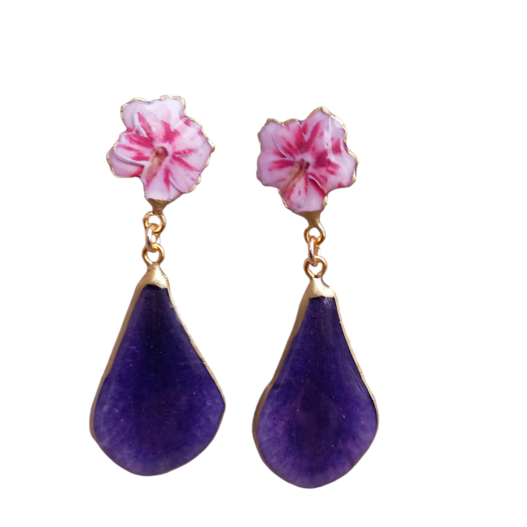 Ciliegio più orchidea viola