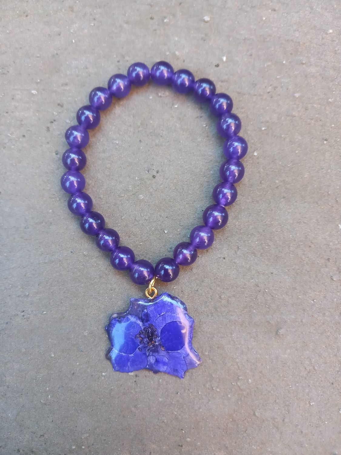 Bracciale ametista e iris