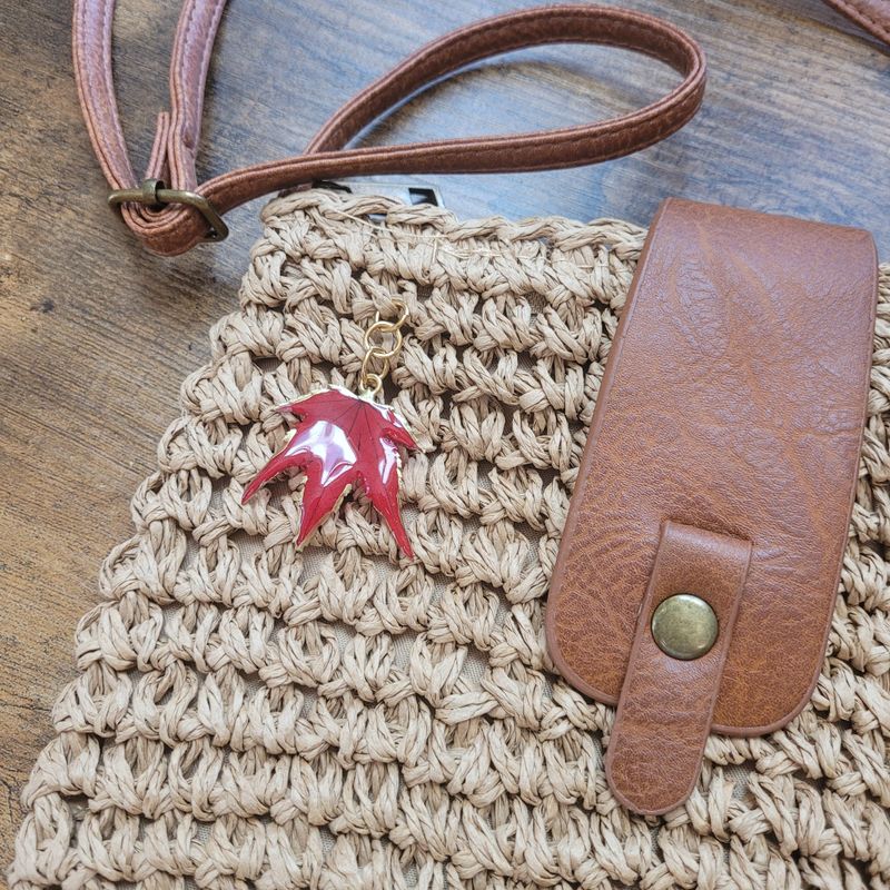 Borsa paglia acero