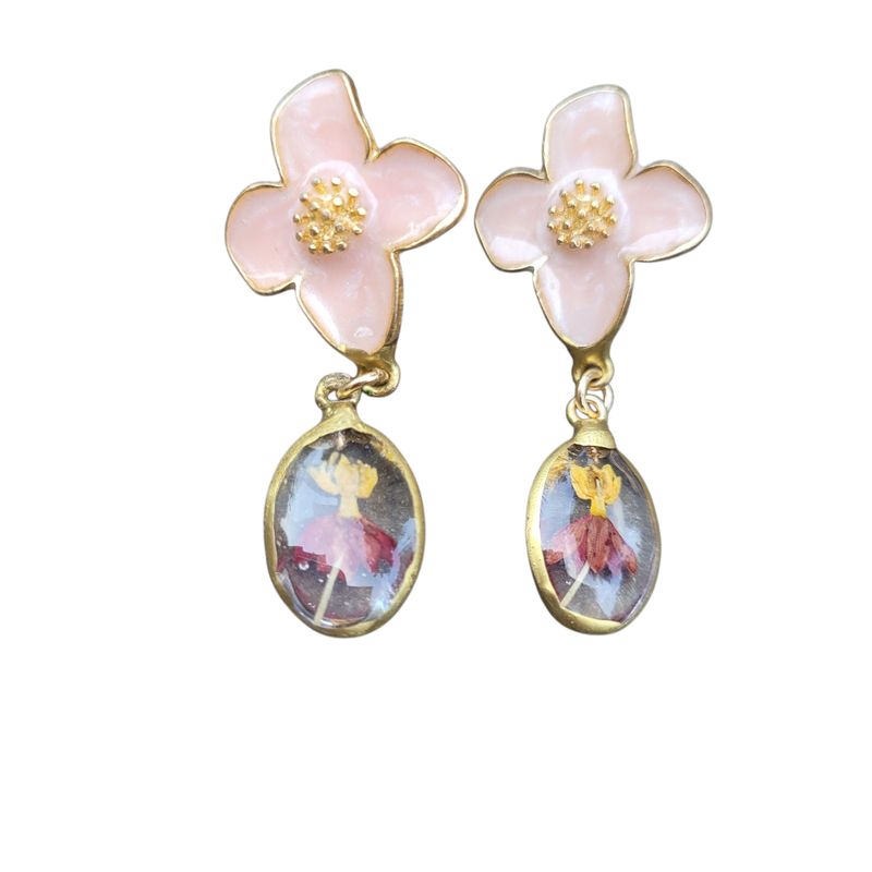 Ballerine con elemento smaltato