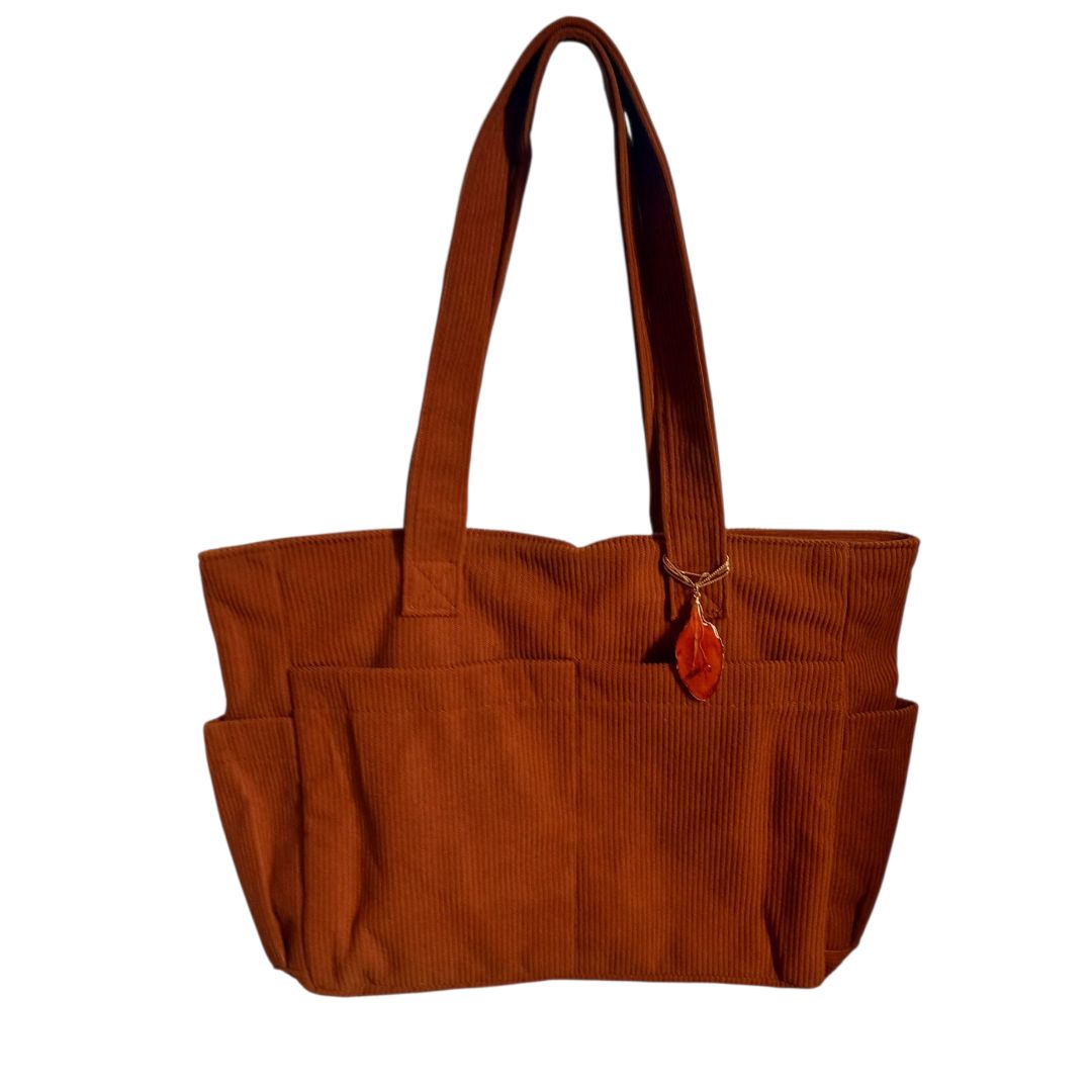 Borsa velluto bruciato con lilium