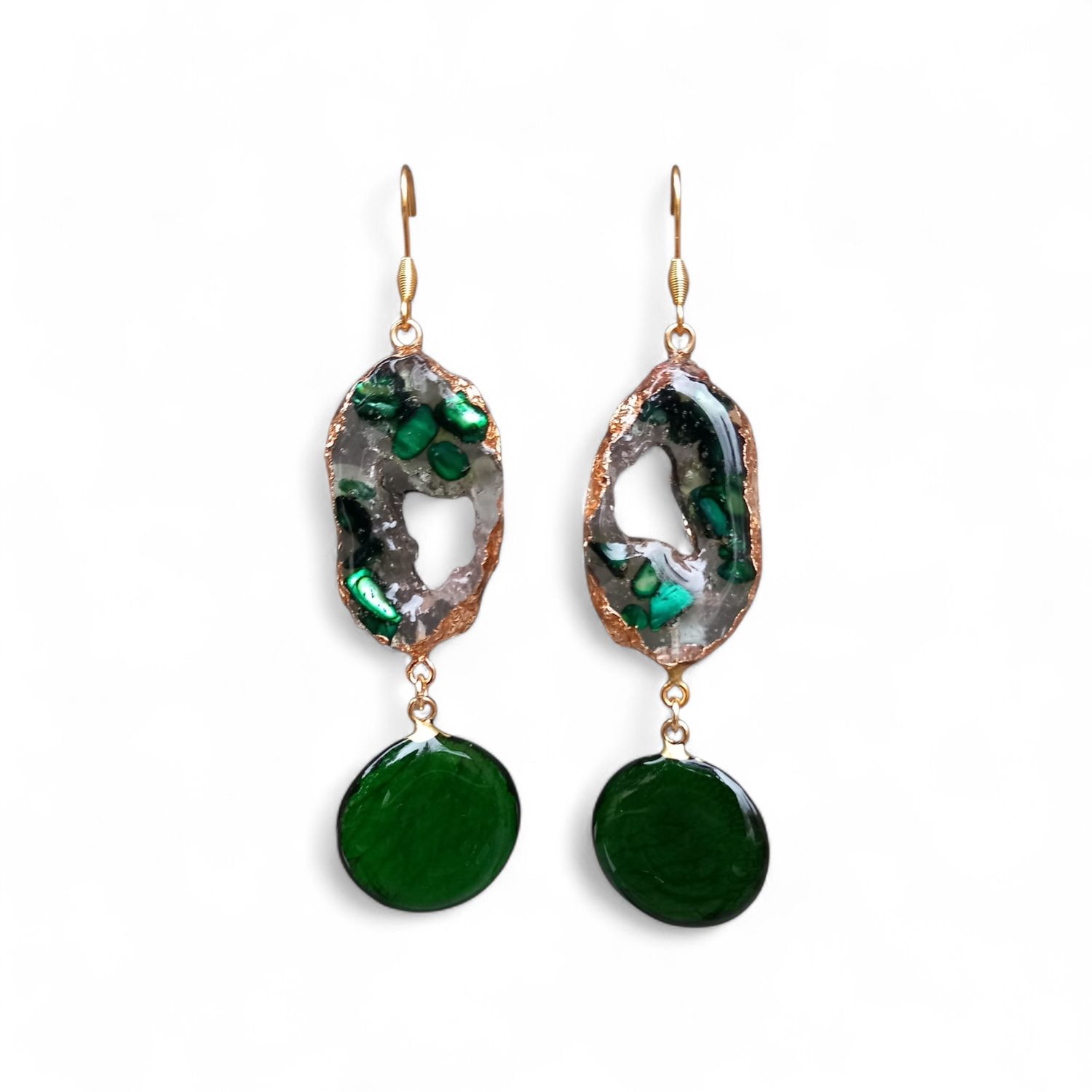 Cerchio fior di loto e montatura resina fantasia