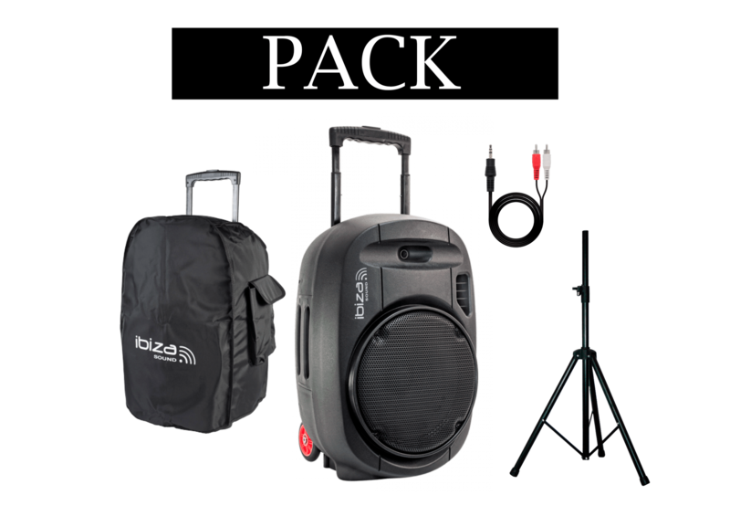 PACK PORT 12UHF-MKII + SOPORTE + CABLE MINI JACK RCA + FUNDA