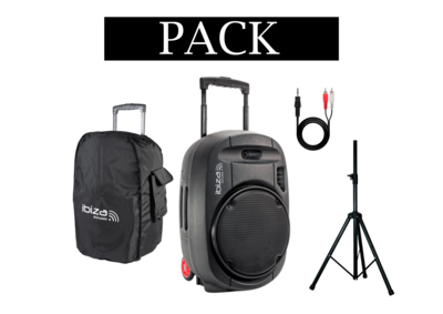 PACK PORT 12UHF-MKII + SOPORTE + CABLE MINI JACK RCA + FUNDA
