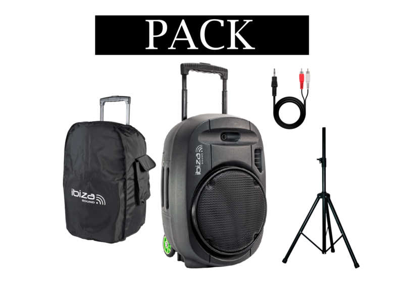 PACK PORT 12VHF-MKII + SOPORTE DE ALTAVOZ + FUNDA + CABLE MINI JACK RCA