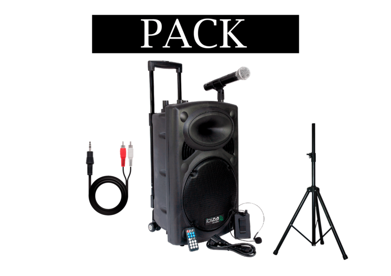 PACK PORT 15VHF-BT + SOPORTE + FUNDA + CABLE MINI JACK RCA PACK PORT 15VHF-BT + SOPORTE + FUNDA + CABLE MINI JACK RCA