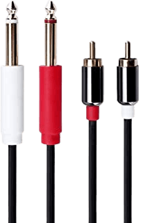 CABLE 2 JACK MONO X 2 RCA