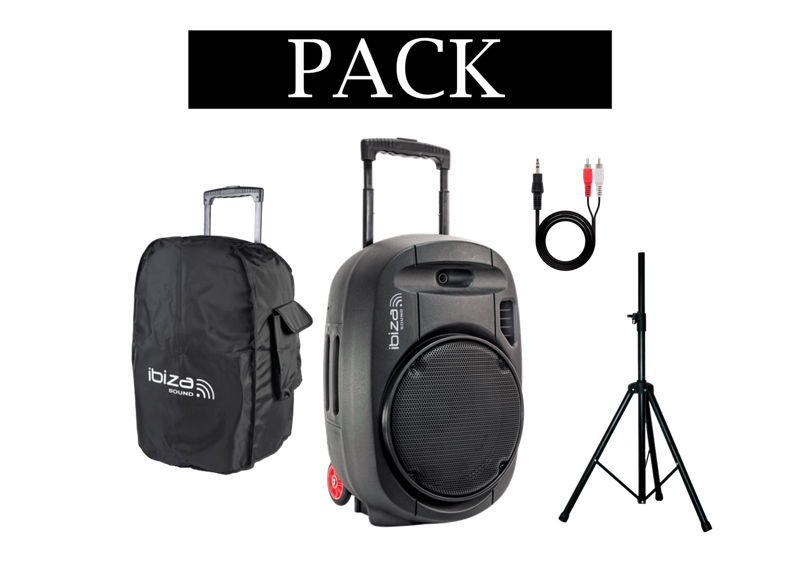 PACK PORT15VHF-MKII + SOPORTE + FUNDA + CABLE MINI JACK RCA