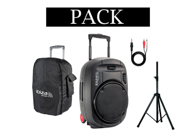 PACK PORT15VHF-MKII + SOPORTE + FUNDA + CABLE MINI JACK RCA