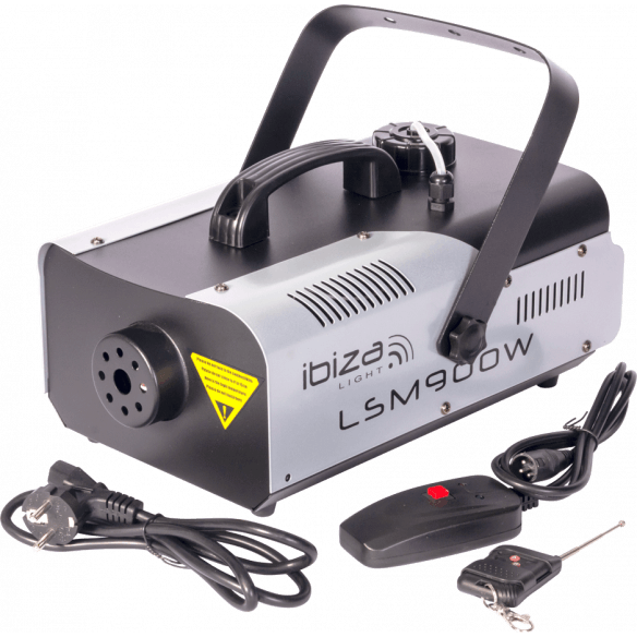 PACK COMPUESTO POR UN IBIZA SOUND PORT 15VHF-MKII + MAQUINA DE HUMO 900W - LSM 900 + LIQUIDO DE HUMO ESTÁNDAR 5L - SMOKE5L-N