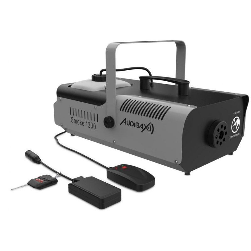 SMOKE 1200 MÁQUINA HUMO 1200W DISCOTECA PROFESIONAL + MANDO INALÁMBRICO SMOKE 1200 MÁQUINA HUMO 1200W DISCOTECA PROFESIONAL + MANDO INALÁMBRICO