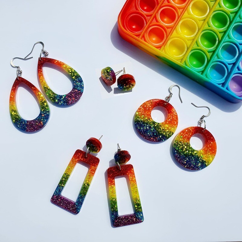 Rainbow Earrings