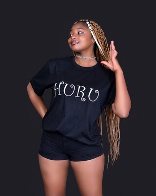 A BLACK T-SHIRT IS AVAILABLE.