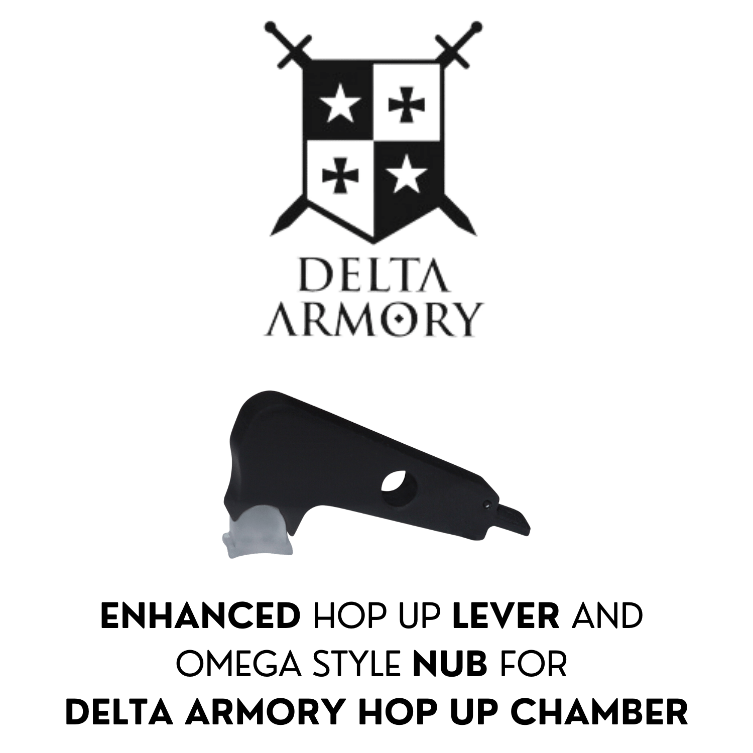 Lever and nub for DELTA ARMORY