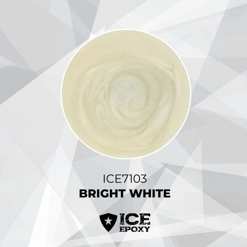 ICE EPOXY, METALLIC BRIGHT WHITE mica-jauhe