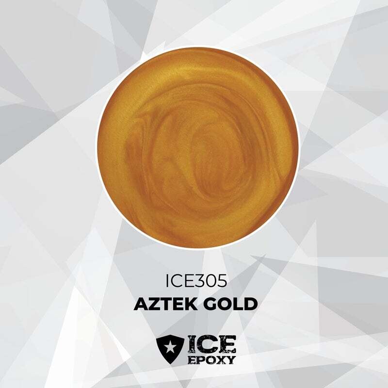 ICE EPOXY, METALLIC AZTEK GOLD metallic pigment