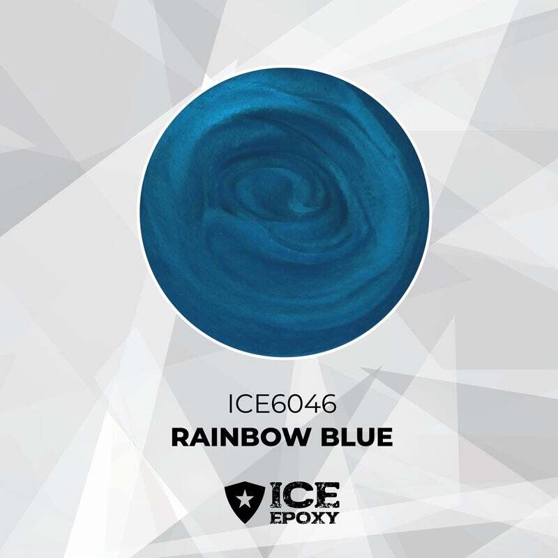 ICE EPOXY, METALLIC RAINBOW BLUE mica-jauhe