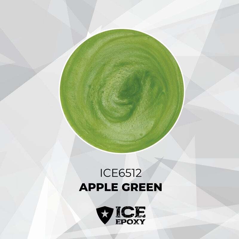 ICE EPOXY, METALLIC APPLE GREEN mettalic pigment