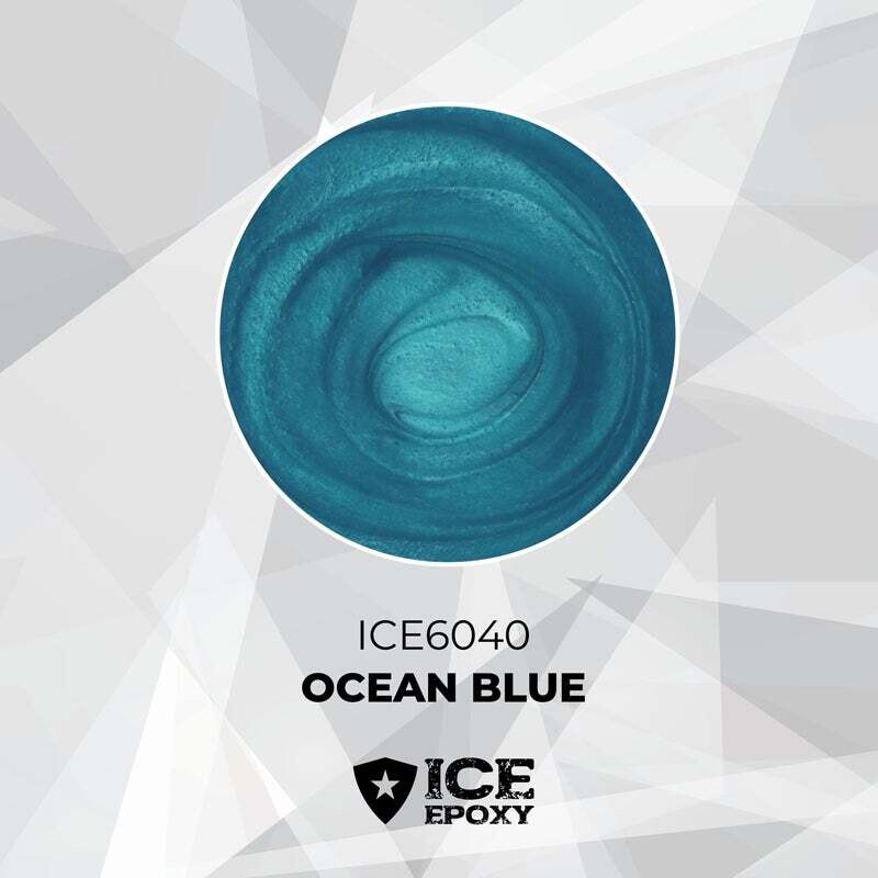 ICE EPOXY, METALLIC OCEAN BLUE mica-jauhe