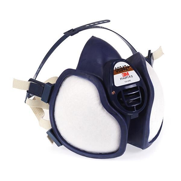 3M™ Maintenance Free Half Mask Respirator, FFA2P3R D Filters, 06942+