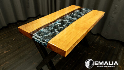 Epoksipöytä river table - Emalia.fi