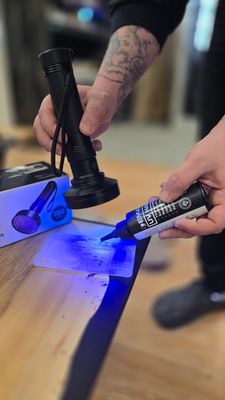 UV Taskulamppu 100 led