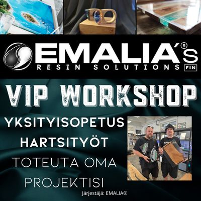 EMALIA® VIP Workshop | Yksityisopetus hartsityöt