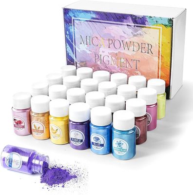 24 Colour Mica Powder Pigment set